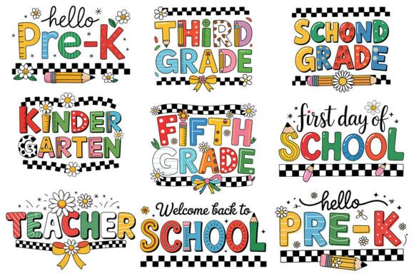 Back to School PNG Bundle: Teacher PNG for Creative Projects