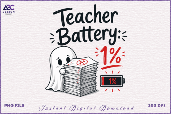 Back to School Teacher Ghost 1 PNG: The Ultimate Digital Asset for Seasonal Apparel