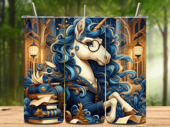 Back to School Unicorn Tumbler Wrap V.19