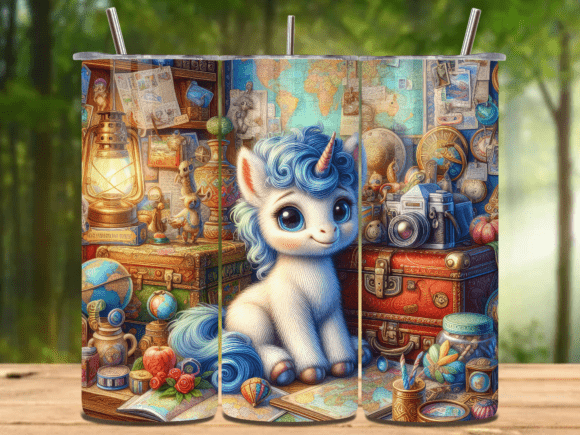 Back to School Unicorn Tumbler Wrap V.6