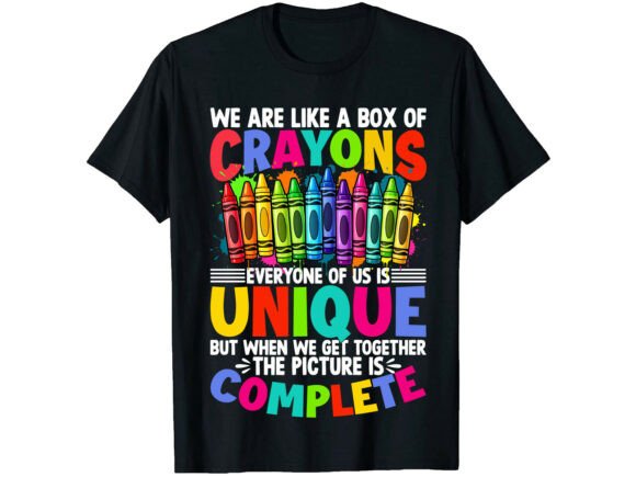 Crayon Unity Back to School T-Shirt: A Guide to Choosing the Right Design