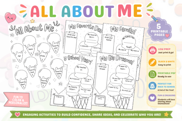 Cute Back to School Writing Worksheet