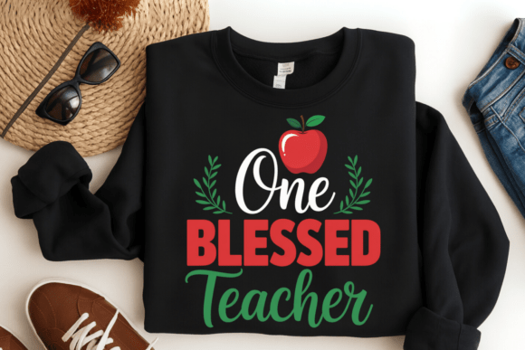 Elevating Educator Identity: The Strategic Value of One Blessed Teacher PNG, Back to School