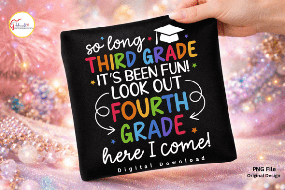 Funny Back to School Fourth Grader PNG Design