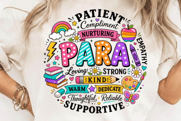 Para Appreciation PNG: Back to School Design