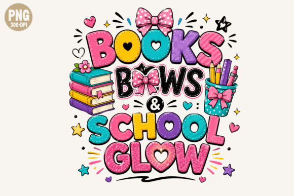 School Glow Png, Back to School Designs